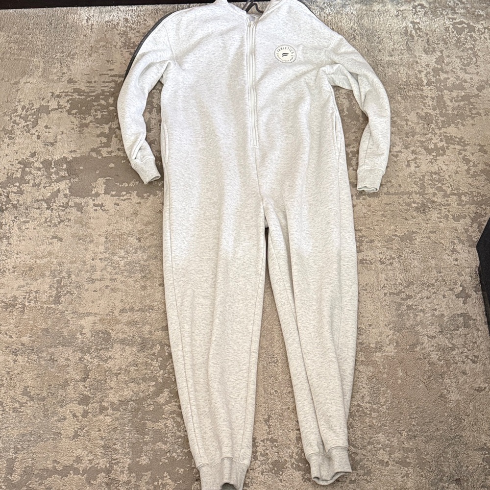 Fabletics Light Gray Jumpsuit - image 4